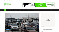 Desktop Screenshot of destaknews.com.br